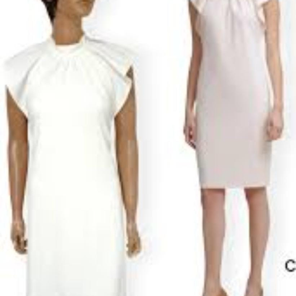 Elegant White Sleeveless Dress